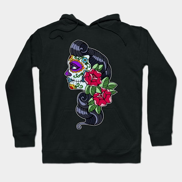 Day of the Dead Hoodie by RedrockitScott